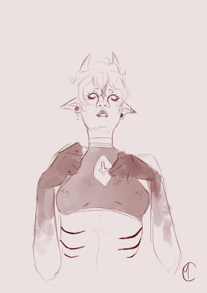 Sketched halfbody (personal)